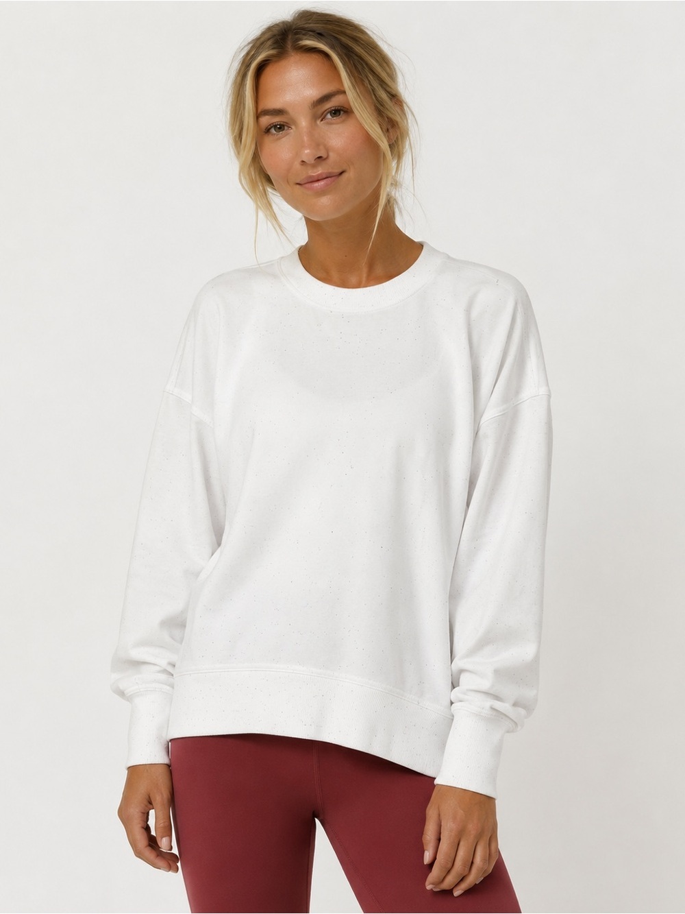 Lululemon LA Back in Action Crew Sweatshirt Size 6 Excellent Condition